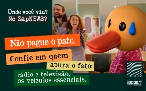Campanha contra fake news da ACAERT é finalista do Prêmio Profissionais do Ano