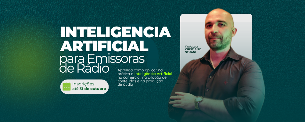 Midiacom MS lança curso inédito de IA voltado a emissoras de rádio